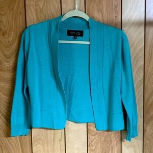 Teal green Black Label shrug sweater - like new!